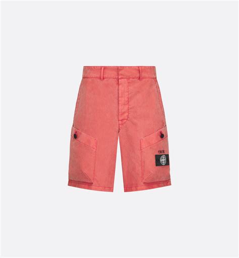 dior stone island shorts|DIOR AND STONE ISLAND Bermuda Shorts Yellow Cotton .